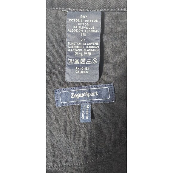 Zegna Sport 315 Denim Jeans Size 315 Black Straight Fit - Picture 13 of 15